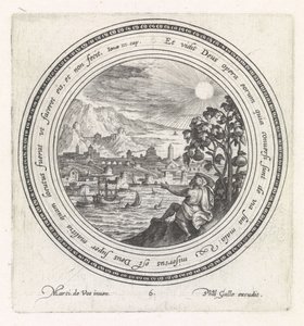 Jonas sous le ricin (Histoire de Jonas) - Crispijn van de Passe (I)