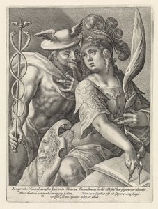 Mercure et Minerve - Crispijn van de Passe (I)