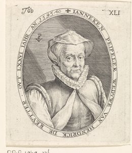 Portrait de Janneke Peipeler - Crispijn van de Passe (I)