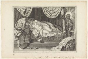 Apollon et Mercure visitent Chioné - Crispijn van de Passe (II)