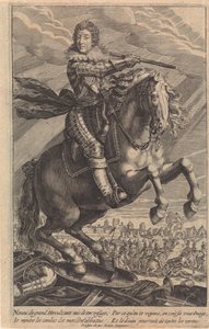 Portrait de Louis XIII à cheval - Crispijn van de Passe (II)