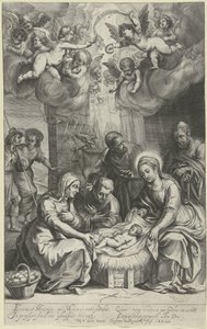 Adoration des bergers - Crispijn van den Queborn