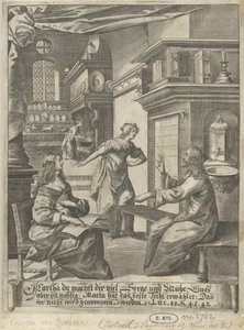 Christ dans la maison de Marthe et Marie