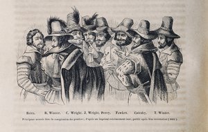Complot de la poudre à canon (gravure)