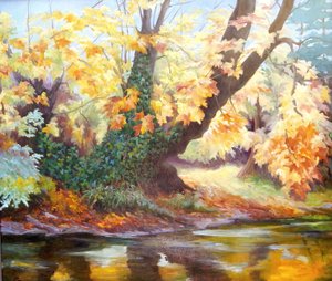 Automne sur le Darent - Cristiana Angelini