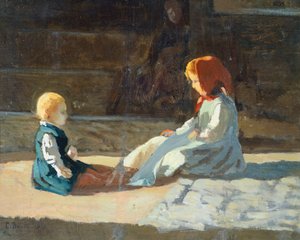 Enfants au soleil, vers 1860 - Cristiano Banti