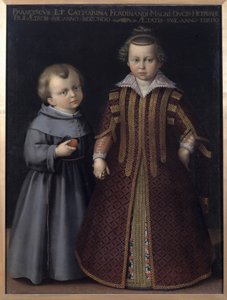 Portrait de François et Catherine de Médicis, enfants de Ferdinand