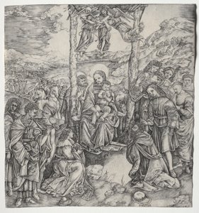 Adoration des Mages - Cristofano Robetta
