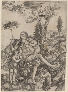Allégorie de la Terre Mère - Cristofano Robetta