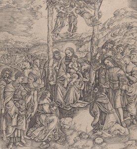 Adoration des mages, 1500-10 - Cristofano di Michele Martini