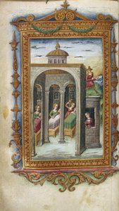 Les filles de Danaus assassinant leurs maris. Hypermnestra en prison Illustration pour Les Héroïdes d