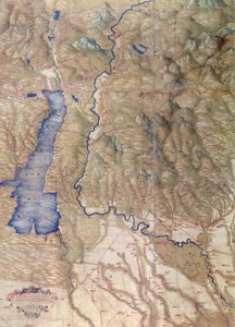 Carte du lac de Garde et des environs