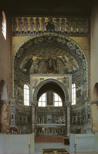 Abside et ciborium avec mosaïques, c.540