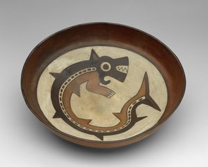 Bol avec une divinité orque - Culture Nazca