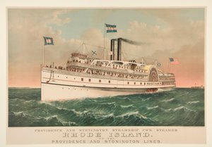 Providence and Stonington Steamship Co - Currier and Ives