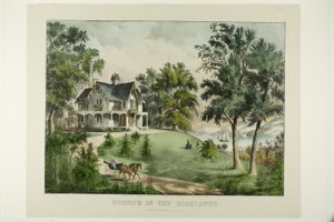 Été dans les Highlands - Currier and Ives