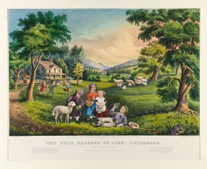 Les Quatre Saisons de la Vie: Enfance - Currier and Ives