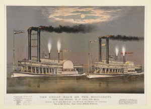 La grande course sur le Mississippi / de la Nouvelle-Orléans à Saint-Louis 1210 miles
