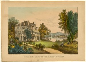 La Résidence de Lord Byron - Currier and Ives