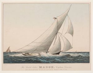 Le cutter écossais Madge, capitaine Duncan - Currier and Ives