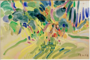 Jardin en fleurs - Curt Herrmann