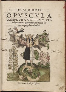 De Alchimia opvscvla complvra vetervm philosophorum, 1550 - Cyriacus Jacob