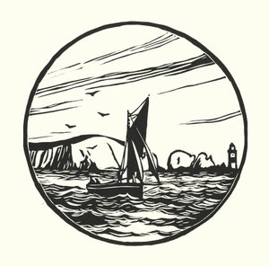 Bateaux de pêche et barges : Itchen Ferry Boat (gravure sur bois)