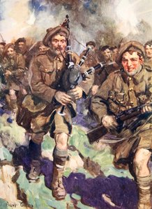Piper galant menant la charge - Cyrus Cuneo