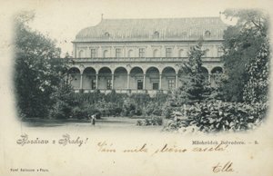 Carte postale représentant le Belvédère Milohradek - Czech Photographer