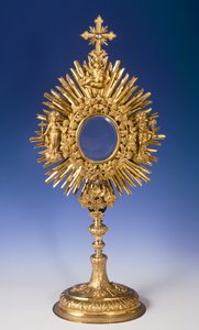 Monstrance baroque - Czech School