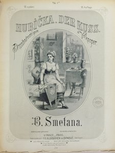 Couverture de la partition de Le Baiser par Bedrich Smetana