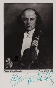 Portrait de Jan Kubelik - Czech School