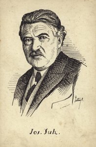 Portrait de Josef Suk - Czech School