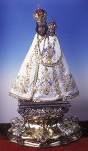 Statuette de la Vierge Marie de Svatá Hora - Czech School