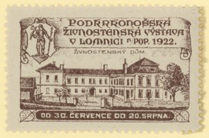Exposition commerciale, Lomnica, Tchécoslovaquie, 1922 - Czech School