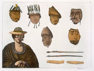 Détail des coiffes et des armes pour la pêche en Alaska - D.K. Bonatti