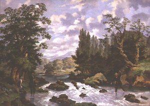 Pêcheurs jouant leur prise - D. the Younger Wolstenholme