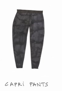 Pantalon Capri (feutre sur papier)