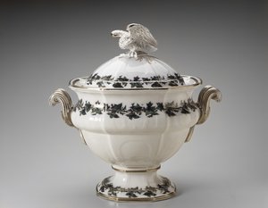 Soupière, vers 1853 - Dale Hall Pottery T. J. and J. Mayer