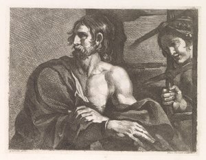 Saint Jean-Baptiste en prison visité par Salomé - Damiano Pernati