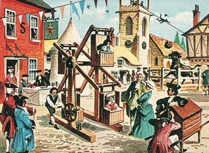 Grande roue (lithographie couleur) - Dan Escott