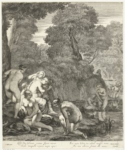Diane et ses nymphes découvertes par Actéon