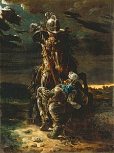 Et dans la Première Carrière ils Coururent, le Chevalier Elfe Tomba Cheval et Homme