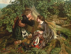 Amoureux écossais, 1863 - Daniel Maclise