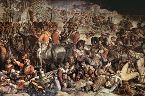 La rencontre de Wellington et Blücher après Waterloo (détail) - Daniel Maclise
