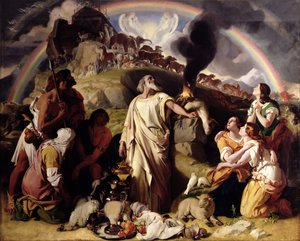 Le Sacrifice de Noé - Daniel Maclise