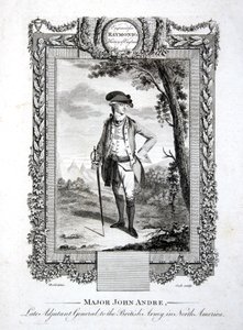 Major John Andre, ancien adjudant général de l
