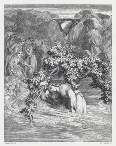 Illustration pour le poème de Tennyson, La Princesse - Daniel (after) Maclise