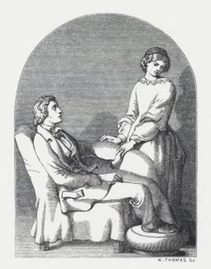 Illustration pour le poème de Tennyson, La Princesse - Daniel (after) Maclise