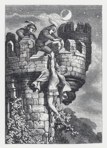 Illustration pour le poème de Tennyson, La Princesse - Daniel (after) Maclise